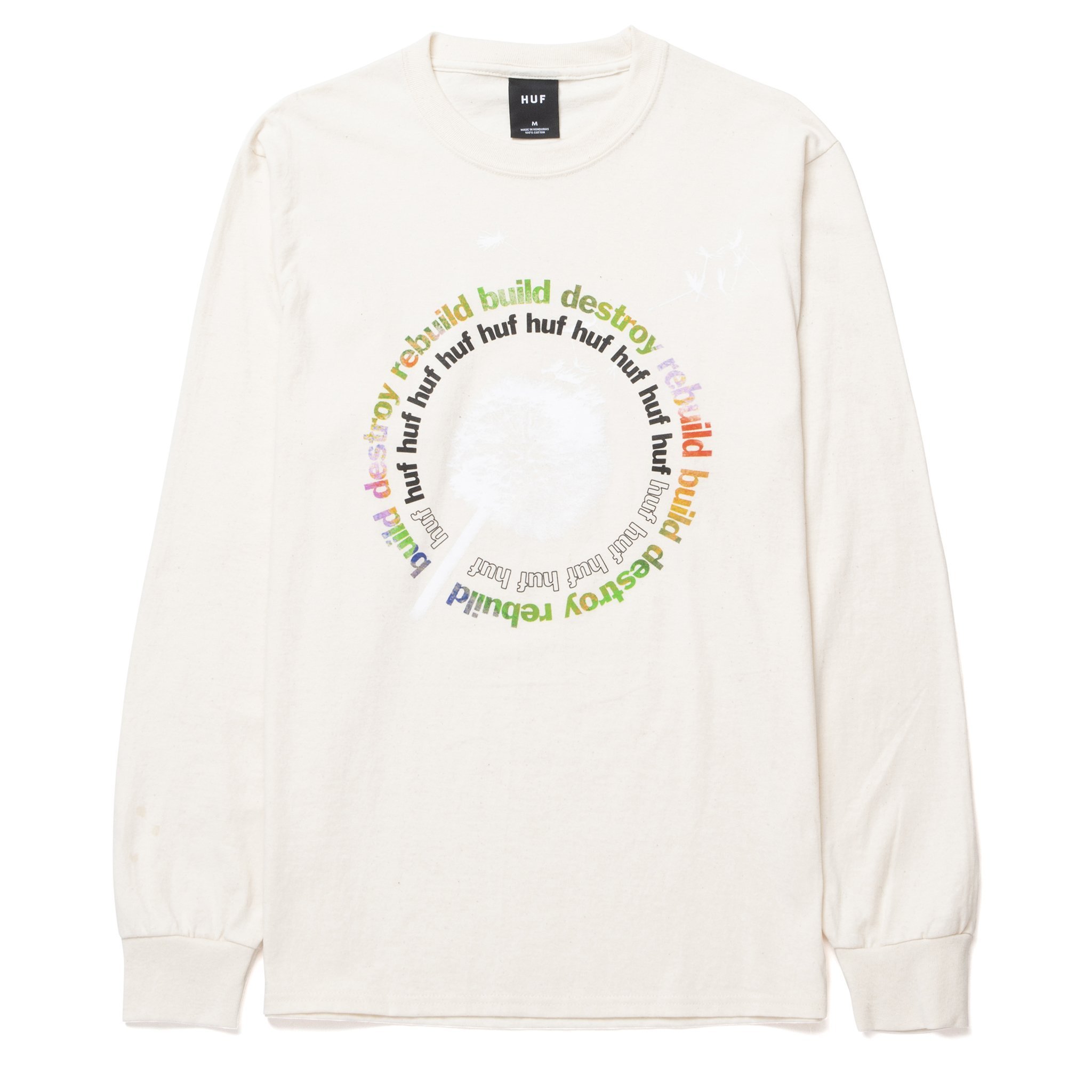 HUF Dandelion Long Sleeve T-Shirt Natural 01